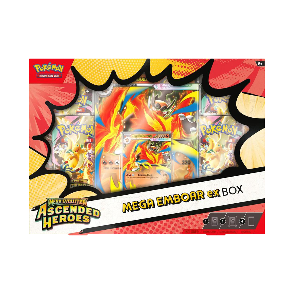 Ascended Heroes Mega Emboar ex Box - ME: Ascended Heroes (ASC)