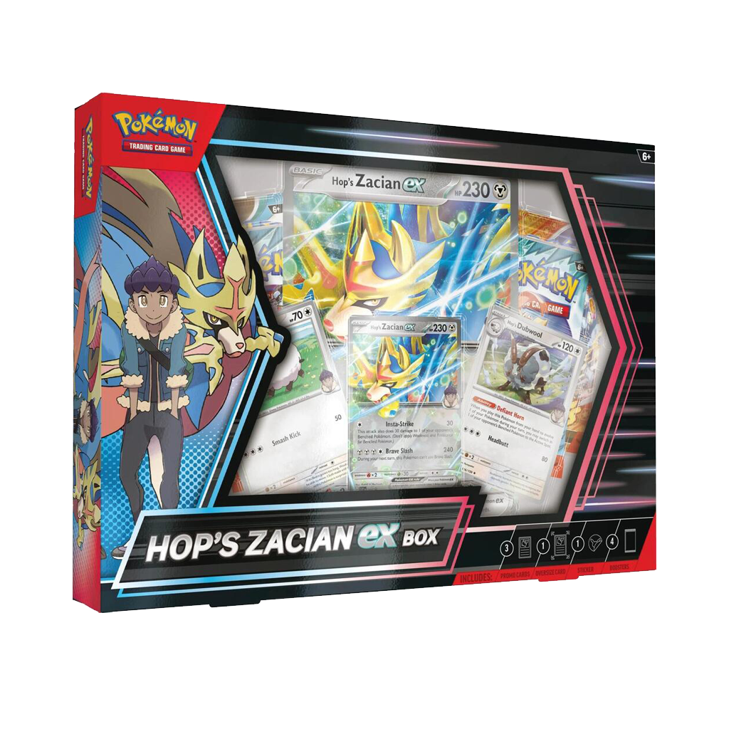 Hop's Zacian ex Box - Miscellaneous Cards & Products (MCAP)