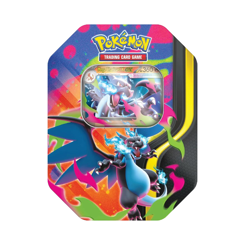 Mega Charizard Tin (Mega Charizard X) - Miscellaneous Cards & Products (MCAP)