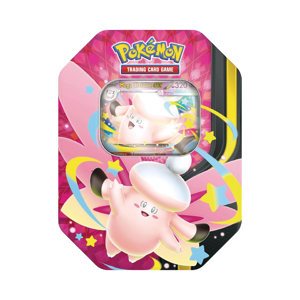 Mega Moonlit Tin [Mega Clefable ex] - Miscellaneous Cards & Products (MCAP)